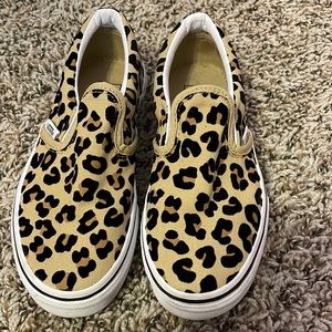 Vans Slip On Skate Shoe -Little Kid/Big Kid Leopard